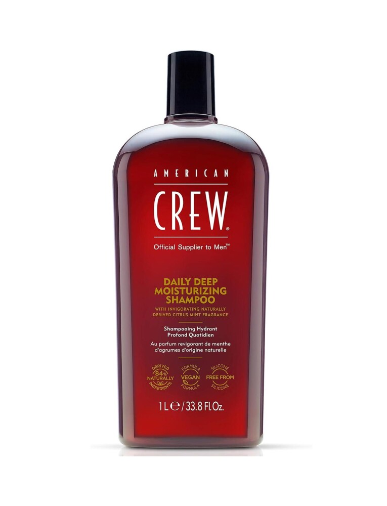 AMERICAN CREW DAILY DEEP MOISTURISING SHAMPOO 1000ML - American Crew