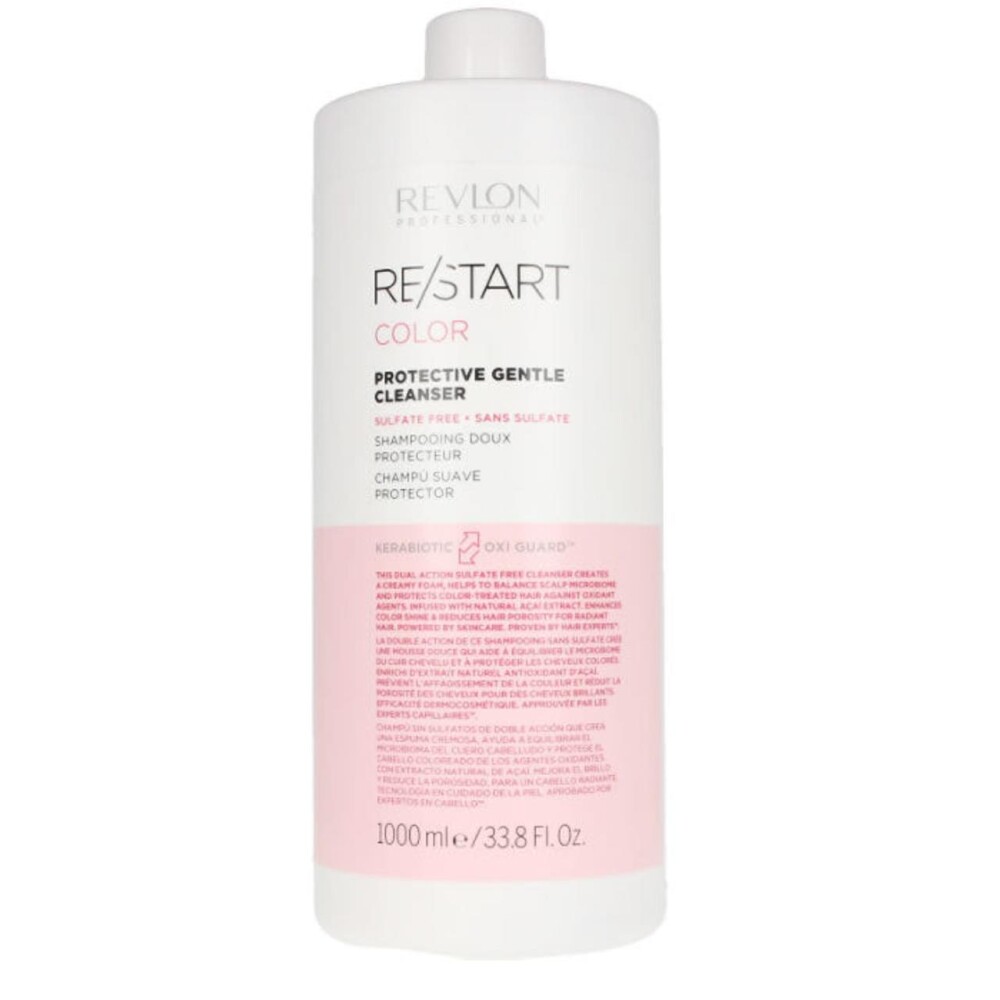 RESTART COLOR PROTECTIVE GENTLE Sulfate Free CLEANSER 1000ml - Revlon Professional