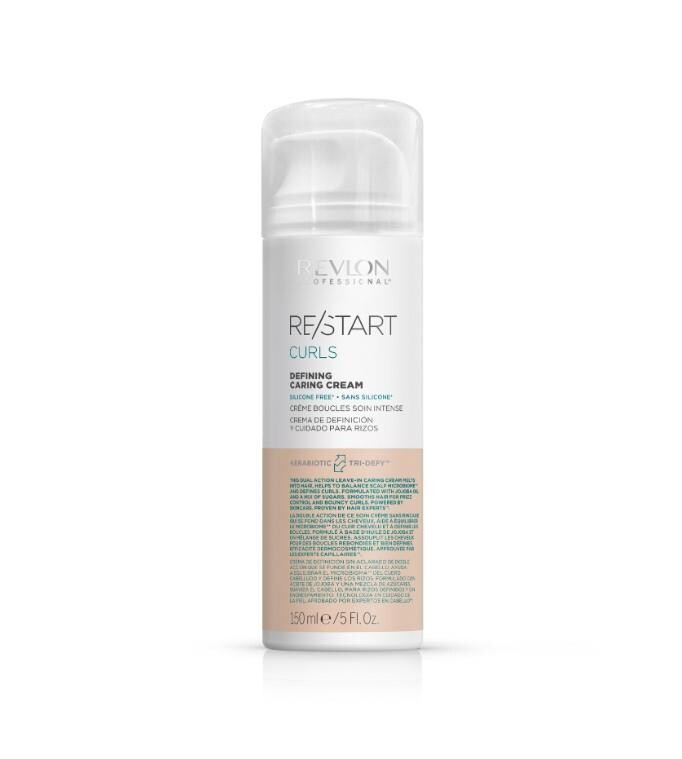 RESTART CURLS DEFINING CARING CREAM 150ml Sulfate & Silicone Free - Revlon Professional