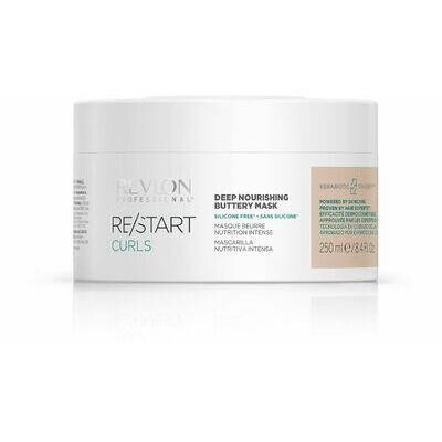 RESTART CURLS DEEP NOURISHING BUTTERY MASK 250ml Sulfate & Silicone Free - Revlon Professional