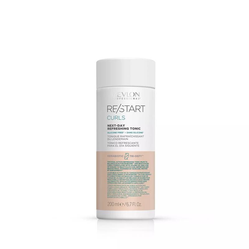 RESTART CURLS NEXT-DAY REFRESHING TONIC 200ml Sulfate & Silicone Free - Revlon Professional