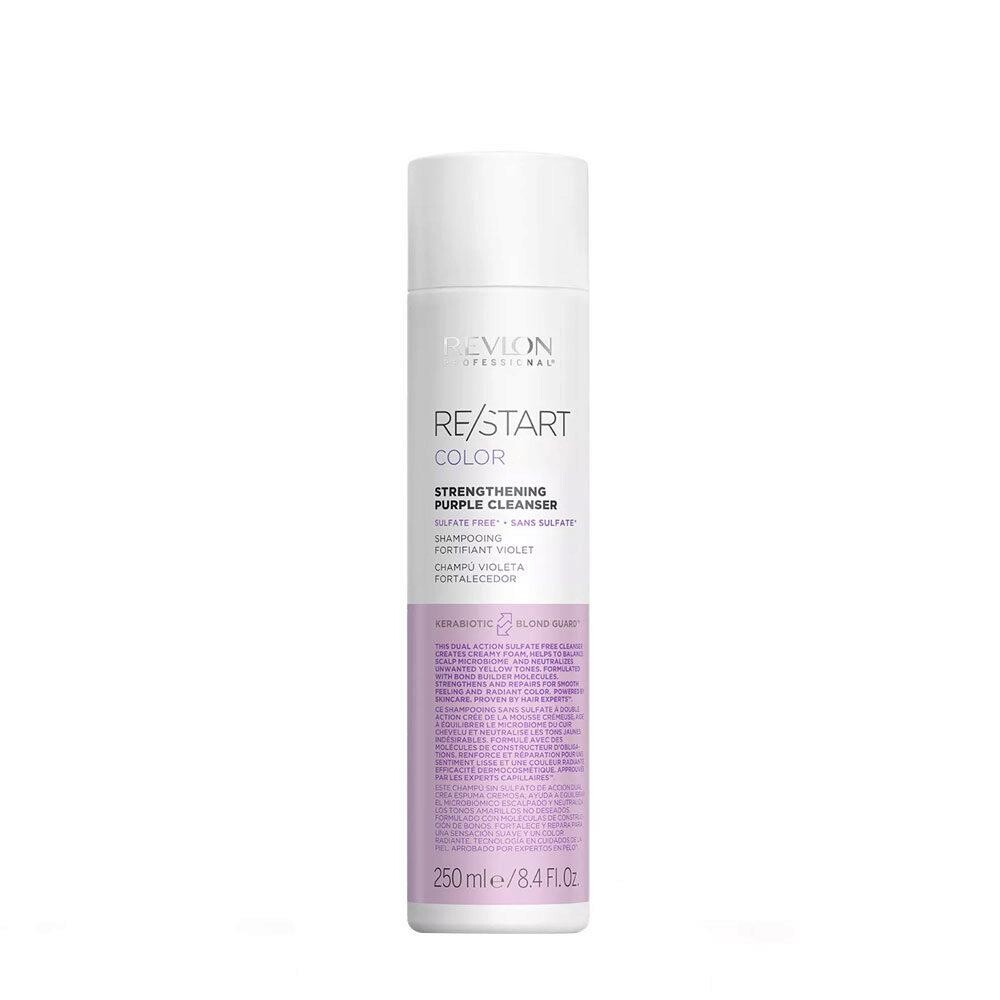 RESTART COLOR STRENGTHENING PURPLE Sulfate Free CLEANSER 250ml - Revlon Professional